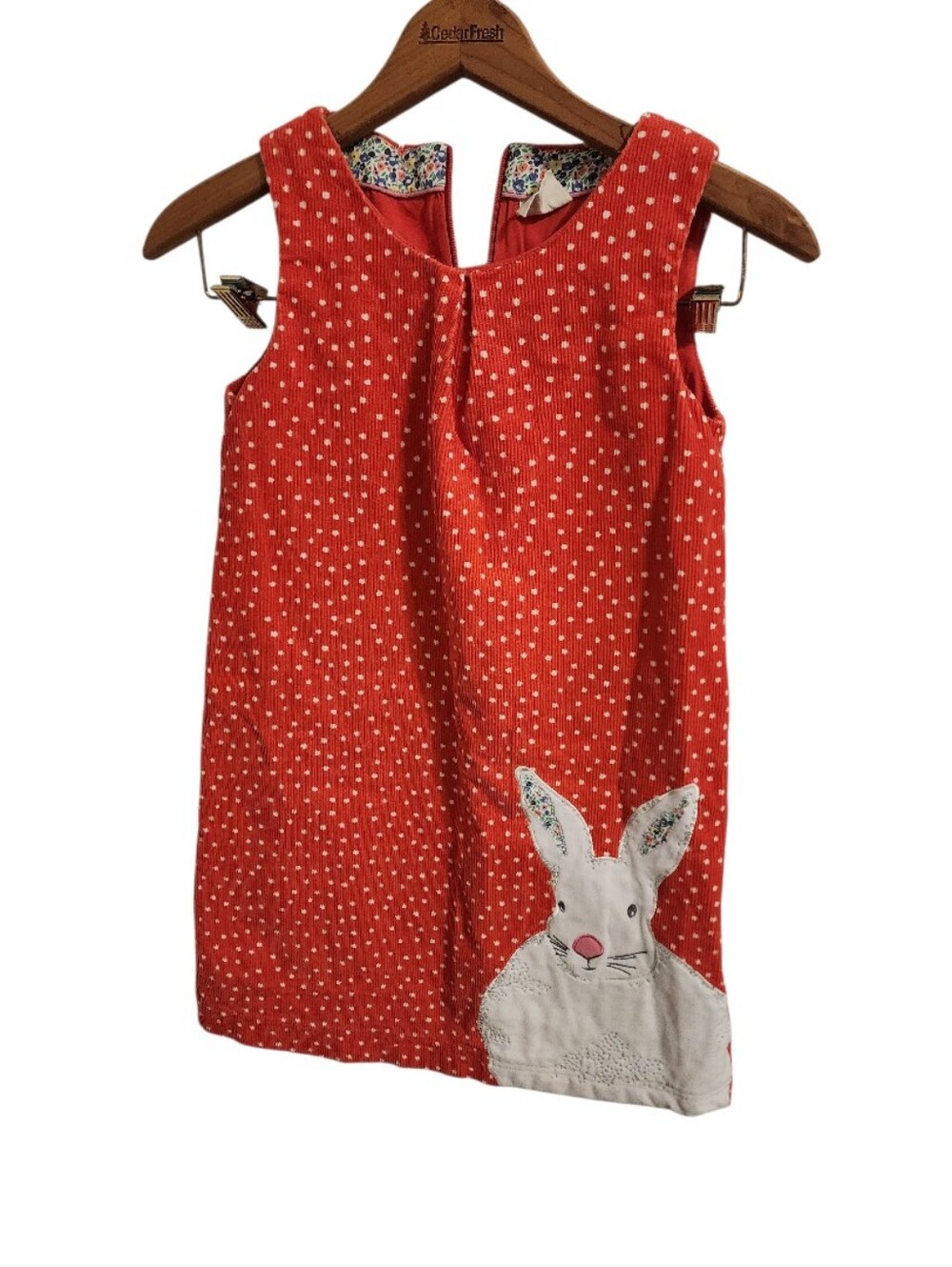 Mini Boden Corduroy Bunny Dress